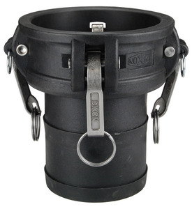 PPC75 Polypropylene Cam & Groove Type C Coupler x Hose Shank